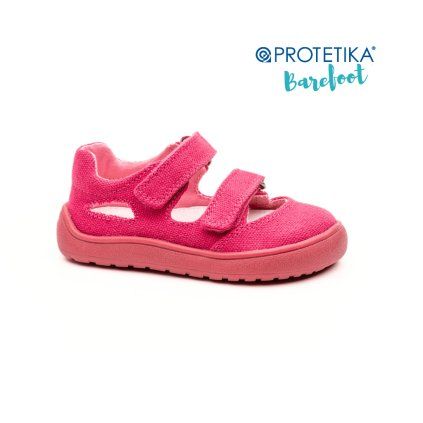 dievcenske barefoot sandale zatvorene tafi protetika textil fuxia velkosti 21 32