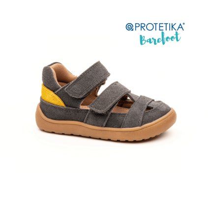 chlapcenske barefoot snadale plna spica kozene vel 19 33 grey protetika