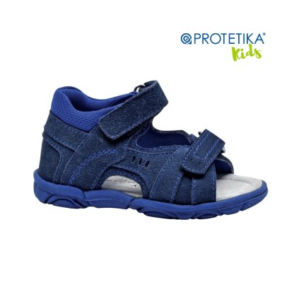 detske ortopedicke sandalky kozene plna pata protetika elmar navy